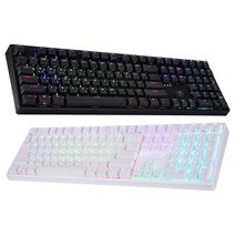 앱코 HACKER PBT RGB 무접점 유선키보드 55g, KN10, 블랙, 일반형
