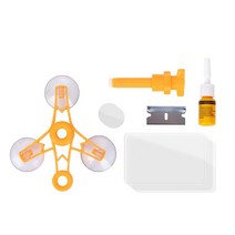 자동차 유리 복원 자동차 앞 유리 수리 키트 윈드스크린 균열 제거 복원 세트 DIY 창 수정 수지, 01 New arrvial