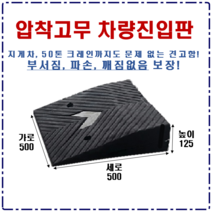 경사로X진입판 고무차량진입판 (자동차 경사로 경사판 램프 슬로프)