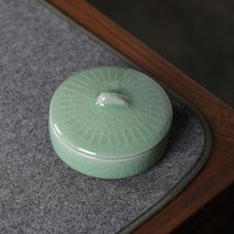 서예용품 커버 포함 청자 잉크 카트리지 서예 포트 스톤 스테이션 중국 예술 용품, A-style, CHINA