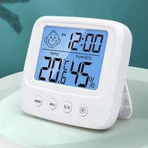 디지털 LCD 실내 편리한 온도 센서 습도 측정기 온도계 습도계 게이지 다기능 온습도계, 0828초