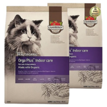 라이브잇 리얼오가닉 오가플러스 인도어케어 고양이 사료, 닭, 2개, 2.4kg