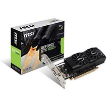 MSI GeForce GTX 1050 Ti 4GT LP 그래픽 보드 LP 모델 VD6238