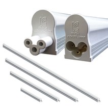 스텝 LED T5 5W 300mm 3핀 접지 연결사용 간접조명, 주광색(하얀빛)
