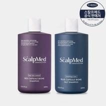 ScalpMed 레드캡슐바이옴 샴푸 400ml + 블루캡슐바이옴, 1개