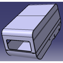 미니카라반 트레일러 소형 캠핑 텐트 락우드 미국식 4 탑재 카 박스 외관 3 3차원 기하학적 숫자 모델 카 쉘 카 박스 캠퍼