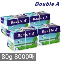 더블에이 A4 복사용지A4용지 80g 2000매 4BOX