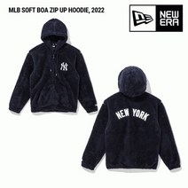 뉴에라 AP MLB 소프트 보아 뉴욕 양키스 후드 집업 네이비 13338646