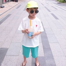 소년마켓 세모하트 반팔티
