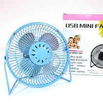 썬더 usb 6인치 스틸선풍기 메탈선풍기 미니선풍기 탁상용선풍기, 랜덤