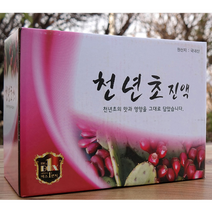 천년초즙 1박스 (100ml x 60p)토종 선인장 천년초진액, 1개