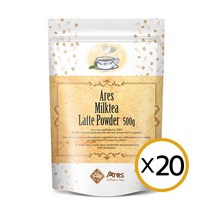 아레스 밀크티 라떼 파우더 500g (20개박스), 단품
