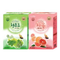 타이거마마 자몽에이드 40T+청포도에이드 40T