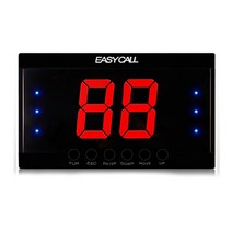 이지콜 호출벨 + 수신기 세트 (번호표 공짜) 레드, 4) EY-2001 모니터+ 호출벨 레드 12개
