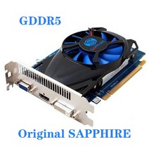 중고 사파이어 HD7730 1GB AMD 비디오 카드 GPU Radeon HD 7730 GDDR5 128bit 그래픽 카드 PC 컴퓨터 게임 HDMI