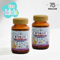 [솔가]캉가바이츠 어린이 종합비타민 미네랄(76츄어블정) x 2병