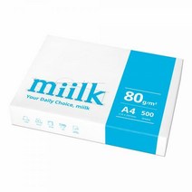 밀크(Miilk) A4용지 80g 1권(500매)