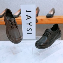 제이시 소가죽 여성 통굽 효도화 4cm 공통 K028