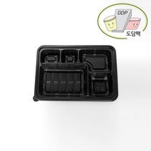 배달 5칸 도시락 돈가스용기 AJ-5(5칸) 배달포장용기 포장 신형도시락 돈가스 신형 돈까스 200개, B0757 / 200개