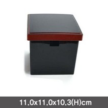 오너클랜 사각찬통 락교통 생강통-흑색_W42A824, 단품