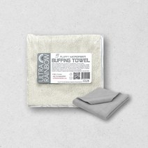 울트라레인보우 S 플러피 마이크로파이버 버핑타월 40x40 코팅 왁싱 광택용 극세사 타월, 옵션01 울트라 S 플러피 버핑타월+타월