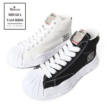 메종 미하라야스히로 블래키 BLAKEY HIGH 하이 캔버스 스니커즈 A08FW736