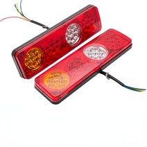 카고트레일러 캠핑 미니 카고트레일러 후면 미등 램프 12V 6 기능 36LED 트레일러 신호 트랜스 포터 캐러밴, 한개옵션0