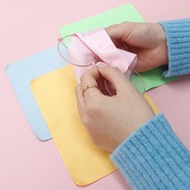 스마트폰 안경 클리너 안경닦이 극세사 천 5매입