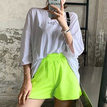 [(주)퍼스트클로] 3부 여자 트레이닝 포켓 밴딩반바지_GB6752