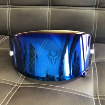 쇼에이 오토바이 헬멧 렌즈 자외선 차단 PC 바이저 모델 케이스 X14 Z7 X스피리트 3 풀 페이스 미러, 08 Electroplating blue