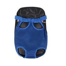 작은 개 캐리어 백팩 다리 애완 동물 강아지 핸즈프리 고양이 여행 가방 하이킹 자전거 및 오토바이 산책, 04 파란