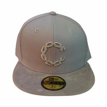 가방팝 크룩스앤캐슬 Fitted Cap Chain GREY