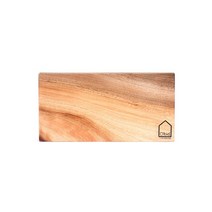 socean 캄포 나무 사각 수제 통도마 44cm x 24cm 핸드메이드 통원목 항균 이유식도마 나무결 우드 키친보드 장인 위생