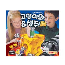 [∂LL7] SK고양이와생쥐 가족보드게임 어린이 단체 복불복 학예회 야유회 재밌는 학습_h§eEA, §본상품§e