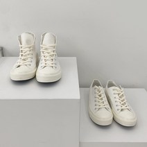 남여공용 커플 흰색 올화이트 스니커즈 운동화 단화(하이 로우/230-280)