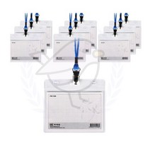 새임 스마트 목걸이명찰 가로형 10P 성경학교명찰 운동회명찰 가게명찰