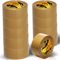 SINILTAPE 황색 박스테이프 50M 10개 세트