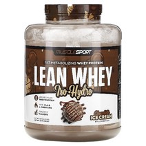 이지몰 MuscleSport Lean Whey Iso-Hydro Chocolate Ice Cream 5 lbs (2 268 g) No.57260, 기본