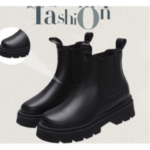 ZARA 자라 삭스 트랙솔 힐 앵클부츠