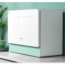 식기세척기 식세기 가정용 소형 초음파 Midea-전자동 소형 식기 세척기 데스크탑 벽걸이 열풍 건조 및, 01 미국, 01 Polar white
