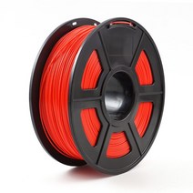 킹룬코리아 3D프린터 1.75mm PLA 필라멘트 1KG, PLA 일반_레드