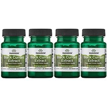 Swanson 블랙 커런트 추출물 200 mg 30 식물성 캡슐 2팩, 4