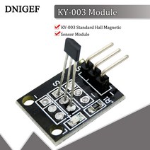 온도 습도 센서 보일러 온수매트 부품 스위치 NTC 컨트롤러 케이블 Arduino AVR 스마트 자동차 PIC Good KY-003 용 10 개/몫 표준 홀 자기 모듈