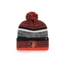 39;47 남성용 39;47 Black Baltimore Orioles Northward 커프드 니트 모자 with Pom