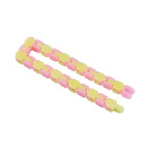 패션 24 섹션 자전거 체인 트랙 감압 스트레스 방지 버전 어린이용 유체 팔찌 피젯 완구, [06] Luminous