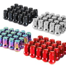 락모터스 자동차 락너트 P1.5XM12 현대 기아 스페셜키 휠너트 휠볼트 경량너트 락볼트 휠 타이어튜닝 차량용, 6각락너트(티탄)