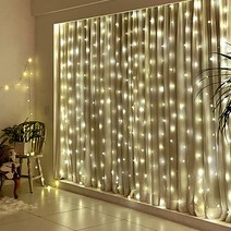 LED 커튼조명 거실 조명 usb 리모컨 사운드 인테리어 줄조명 라인조명, F3.리모컨200구_멀티컬러