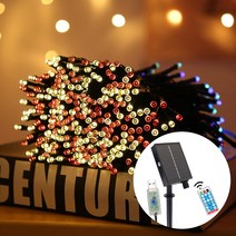 21세기트랜드 태양열 USB 꼬마 전구 200구 줄조명(KC인증 배터리 및 KCC인증 상품), USB+태양열 꼬마 전구 22M/200구 멀티칼라