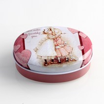 큐티 틴케이스/액세서리보관함 소품수납함 선물케이스, 기본