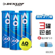 테니스연습공 테니스공 테니스볼 던롭 테니스 ATPTOUR 캔톤 호주오픈 AO 경기 트레이, 04 호주테니스3알갱이 3통 배달1땀흡수대